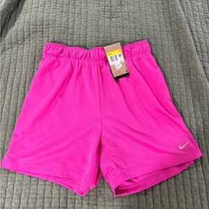 Nike Women's Vibrant Pink Athletic Shorts